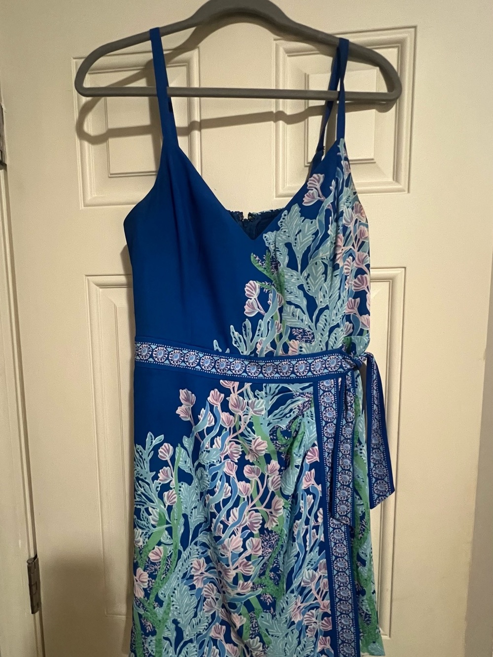 Lilly Pulitzer Blue and White Dress Top - Picture 2 of 4
